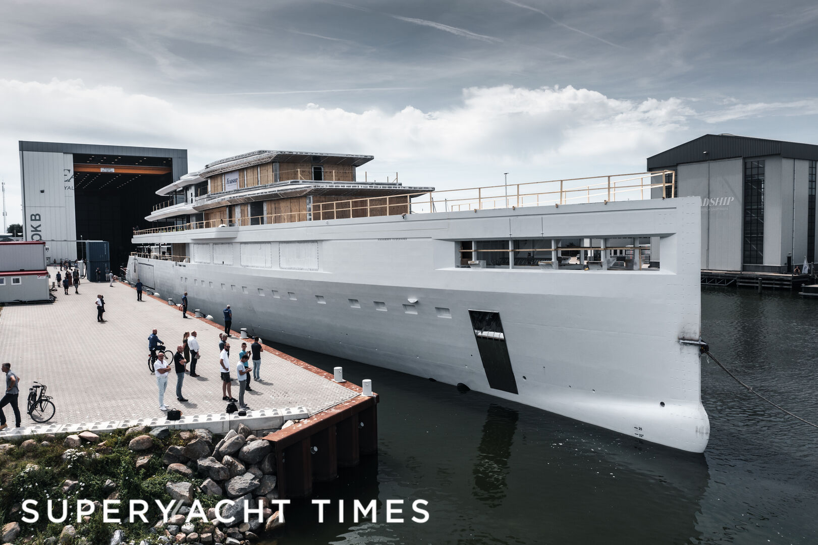 In pictures: Feadship 103m superyacht Project 1011 in transit