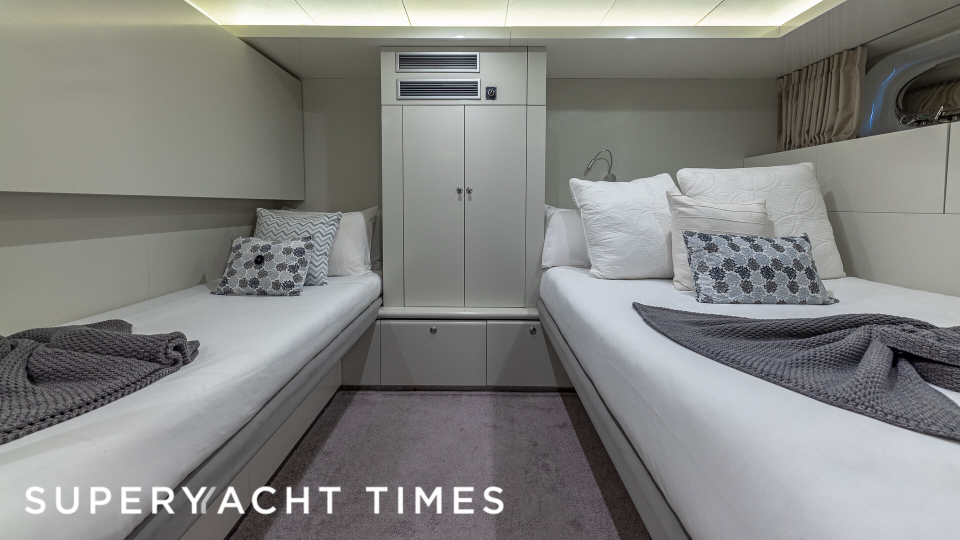 Lionshare yacht stateroom