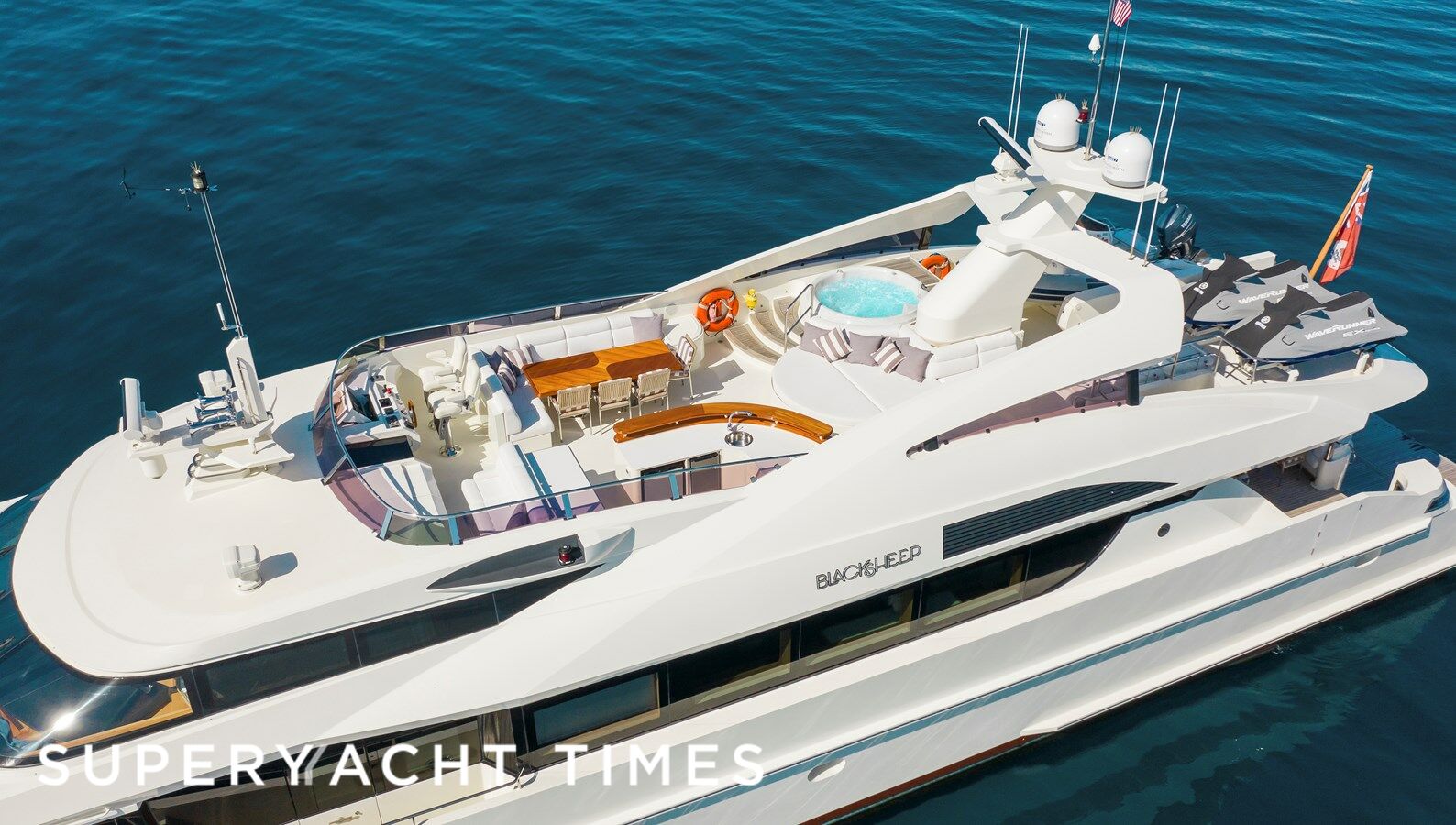 Black Sheep yacht deck