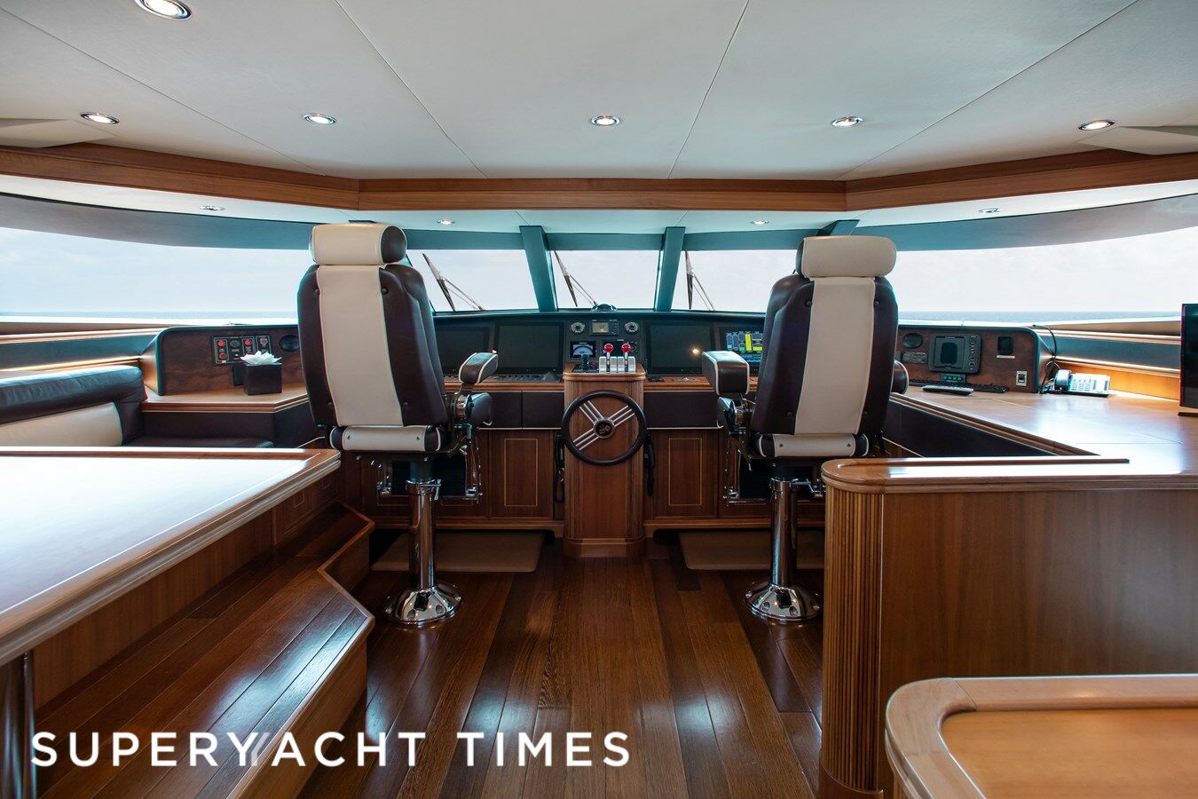 Black Sheep yacht wheelhouse