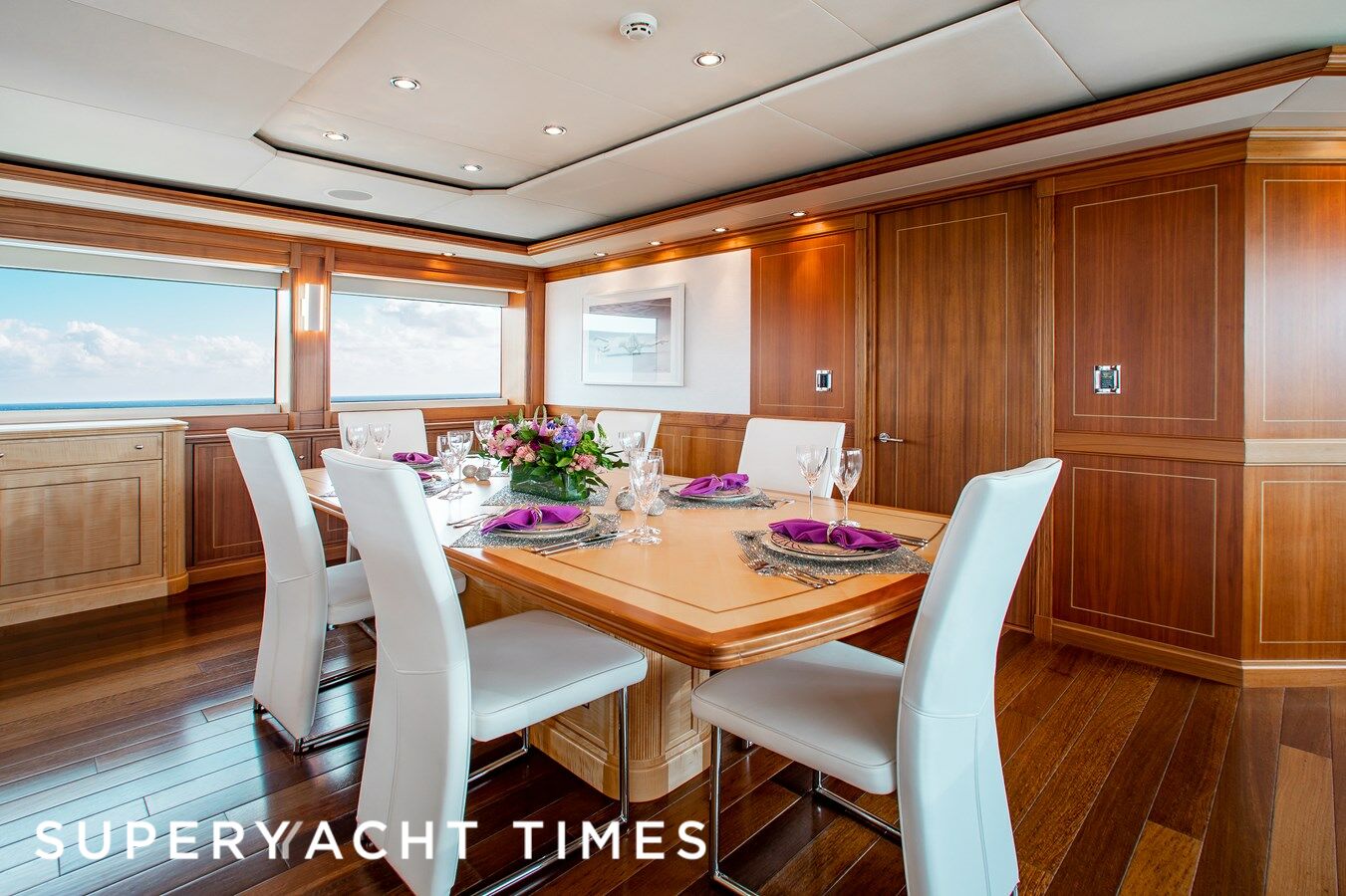Black Sheep yacht dining table 
