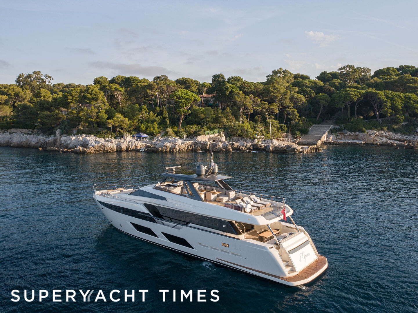 L'Opera yacht anchored 