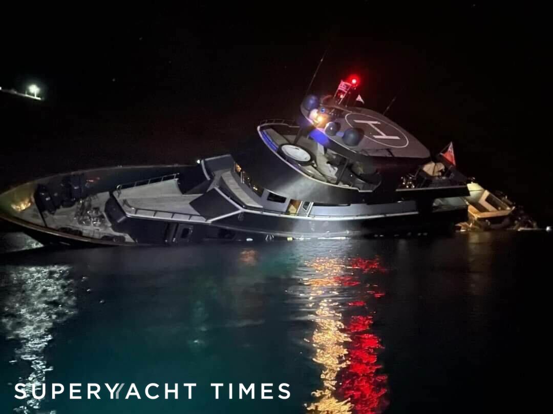 49m Aegean Superyacht 007 Sinks In Greece