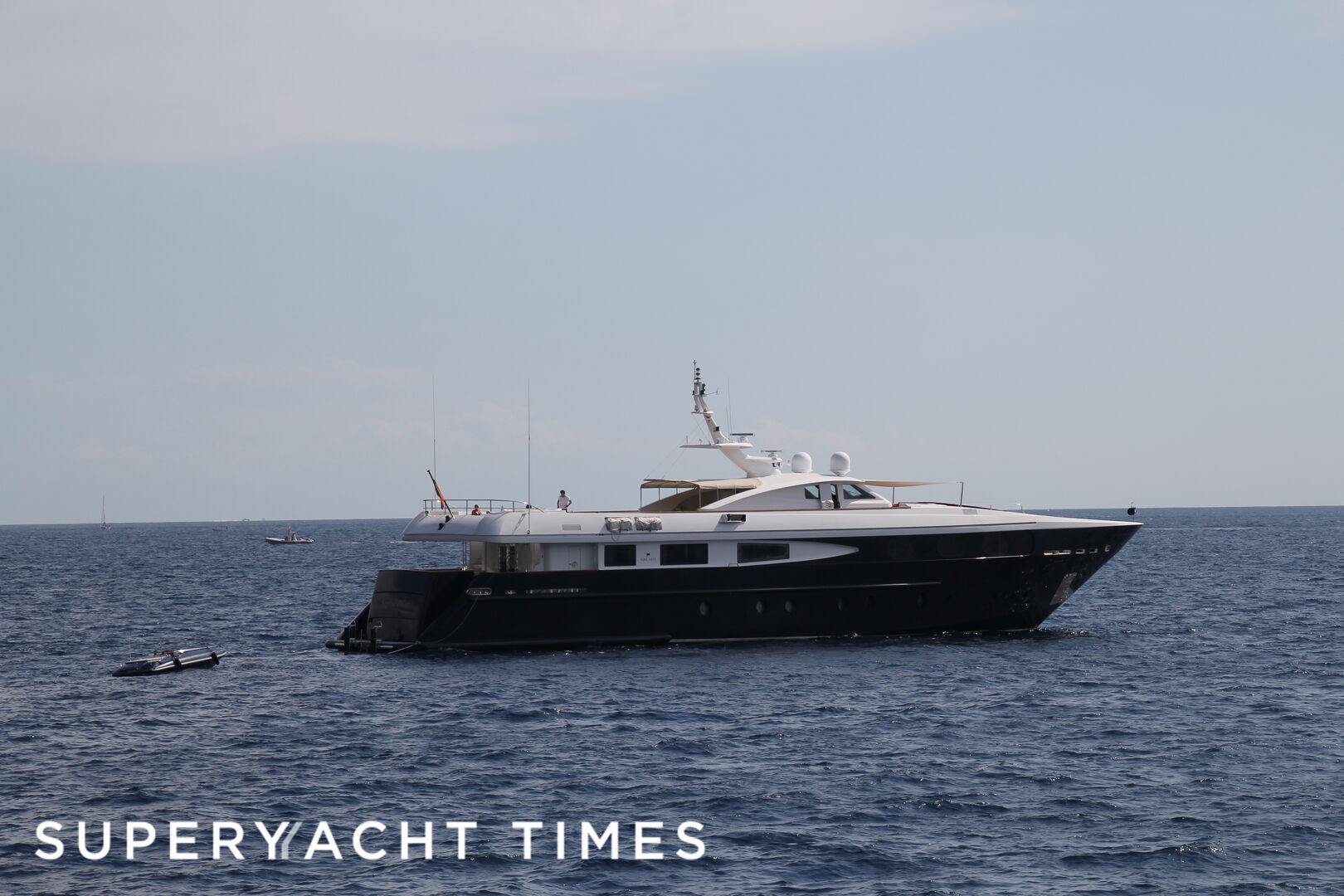 Sophie Blue anchored off  Monaco