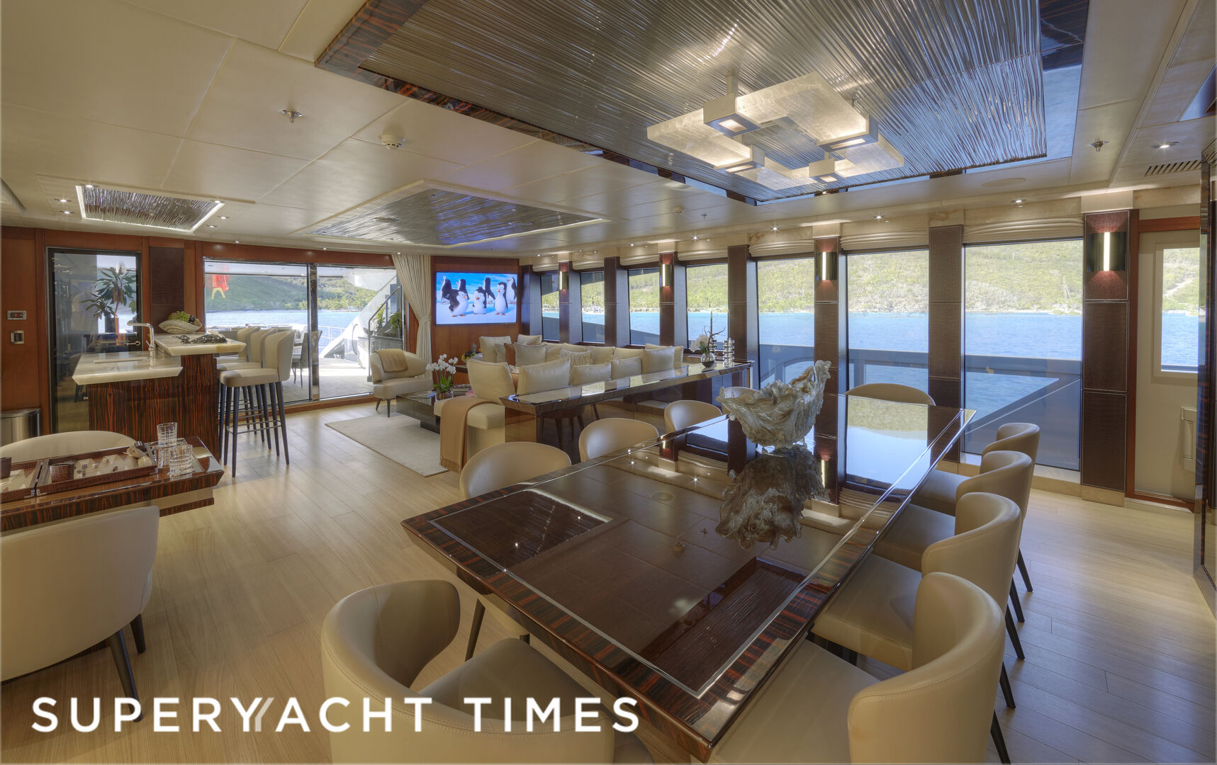 Grey Matters upper deck dining area