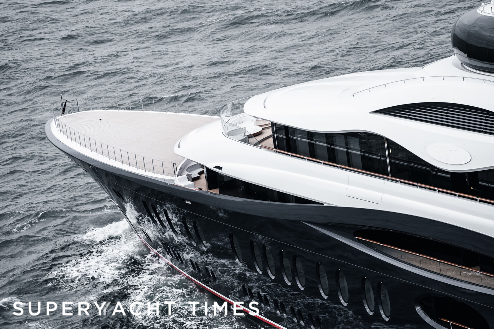 Breaking news 118m Feadship superyacht 1010 delivered and named Launchpad