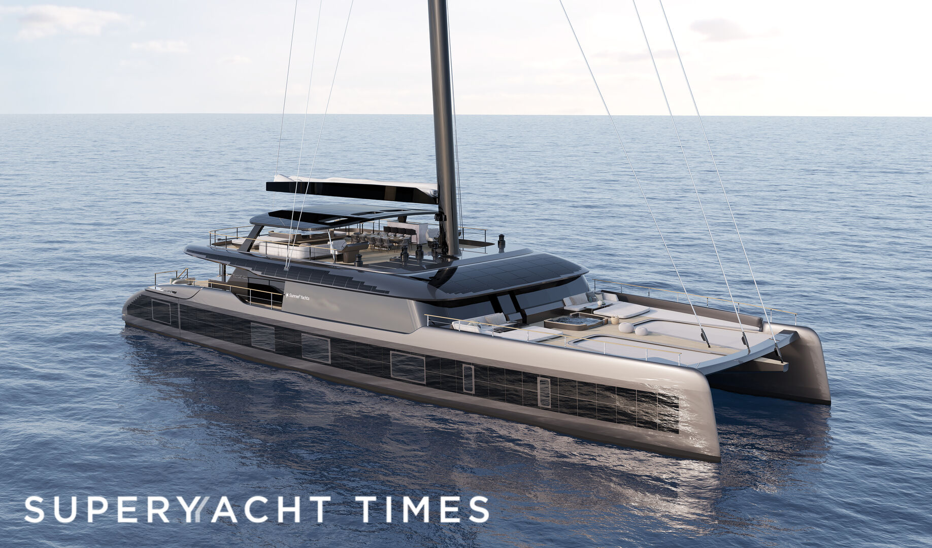 Sunreef 43M Eco yacht exterior design 