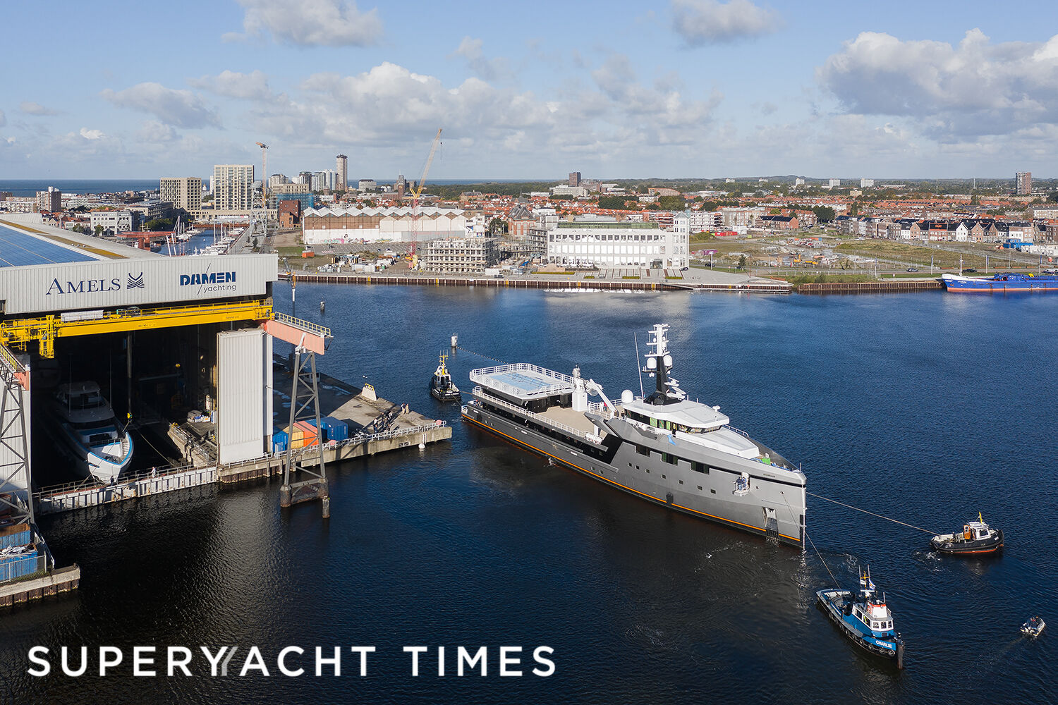Damen Yachting launches 75m custom support yacht YS 7512