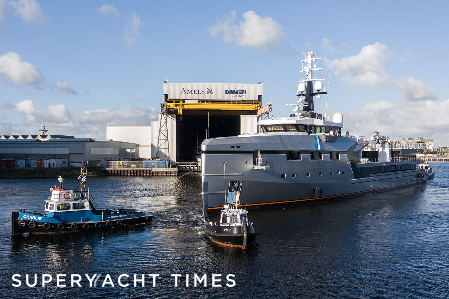 Damen Yachting launches 75m custom support yacht YS 7512