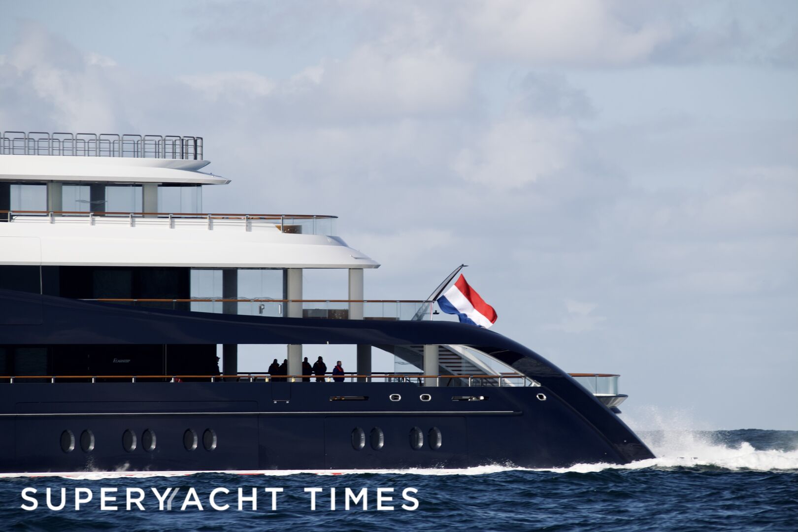 In pictures 118m flagship Feadship 1010 superyacht Launchpad on sea trials