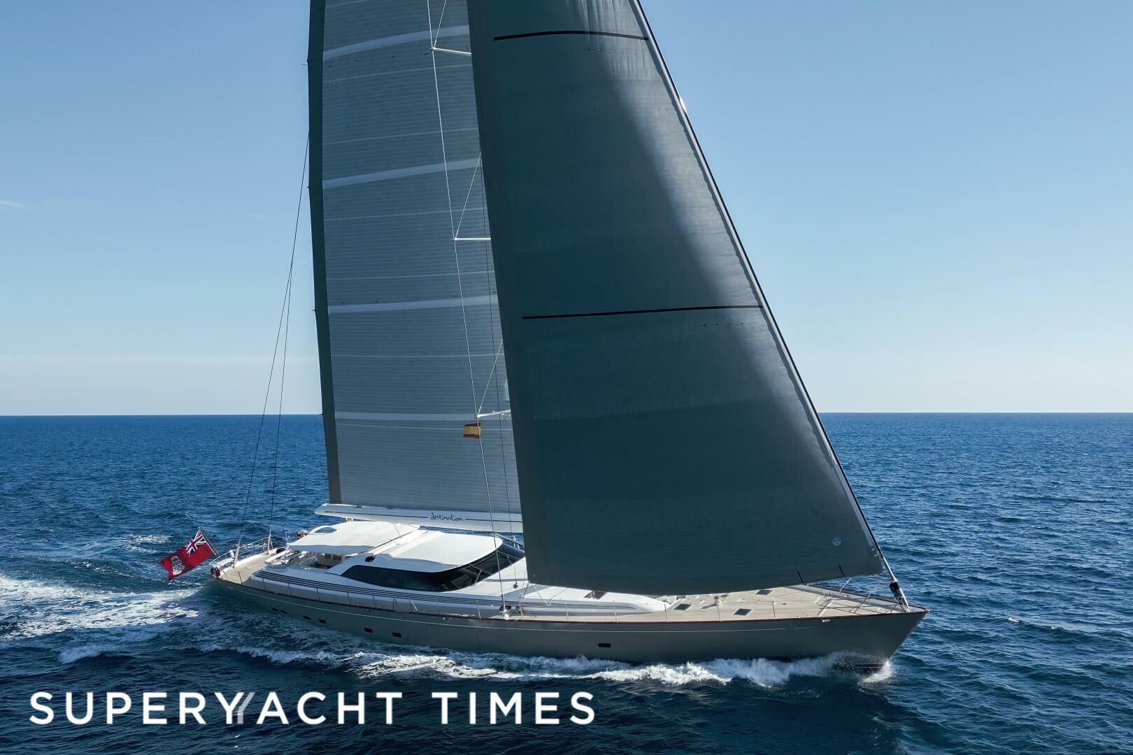 Alloy Yachts’ 41m sailing yacht Destination has joined the market