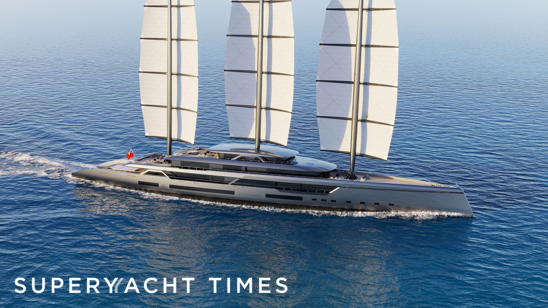 106m hybrid sailing yacht concept Juno unveiled by Dixon Yacht Design
