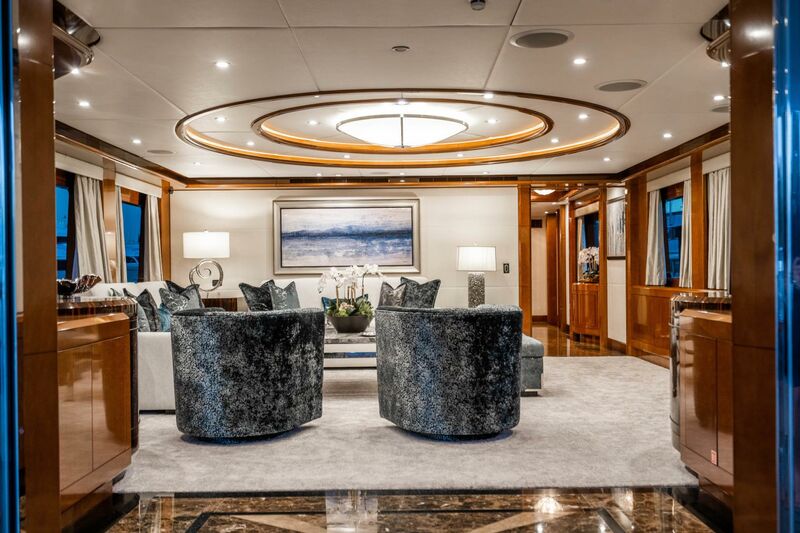 All In yacht saloon