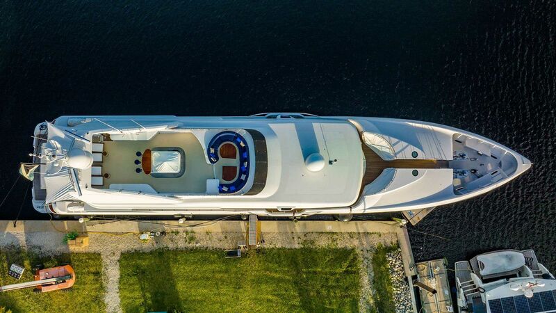 All In yacht aerial