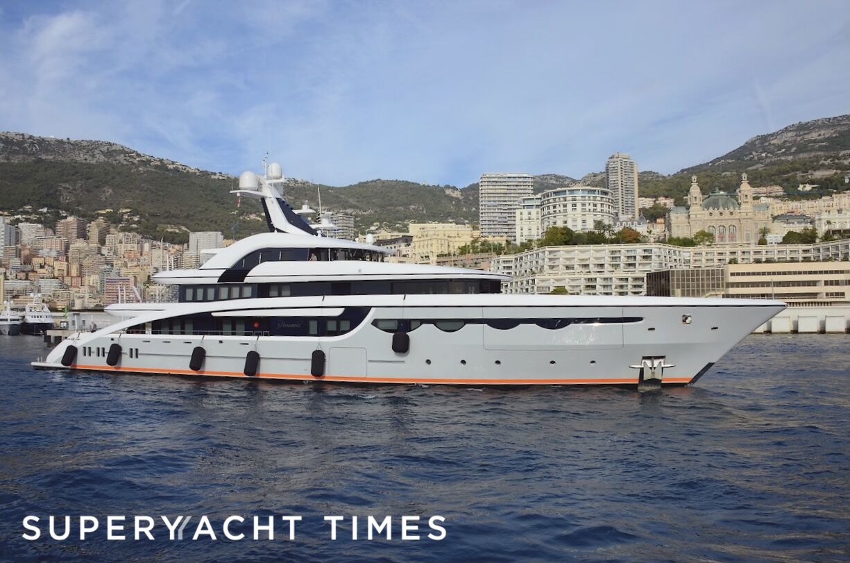 Soaring yacht cruising in Monaco