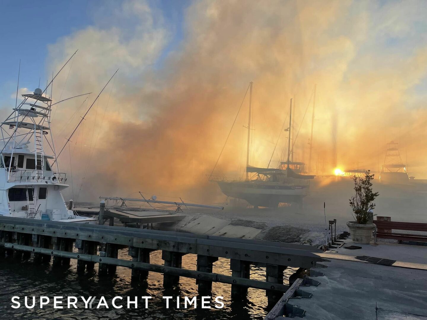 Fire at Seabrook Harbor & Marine, New Orleans destroys five boats