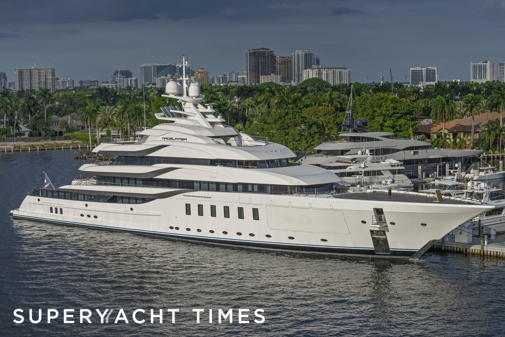 95m superyacht Madsummer in Fort Lauderdale