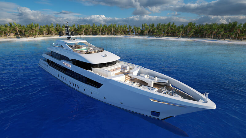 Heesen Yachts lays keel of 55m Steel superyacht Project Venus