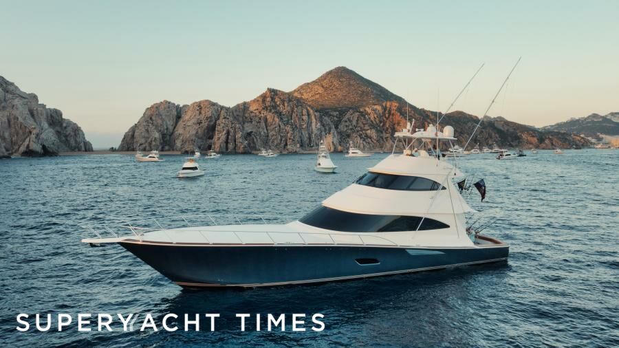 Tag Team yacht anchored 