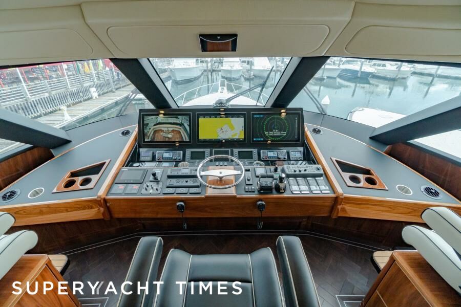 Tag Team yacht wheelhouse 