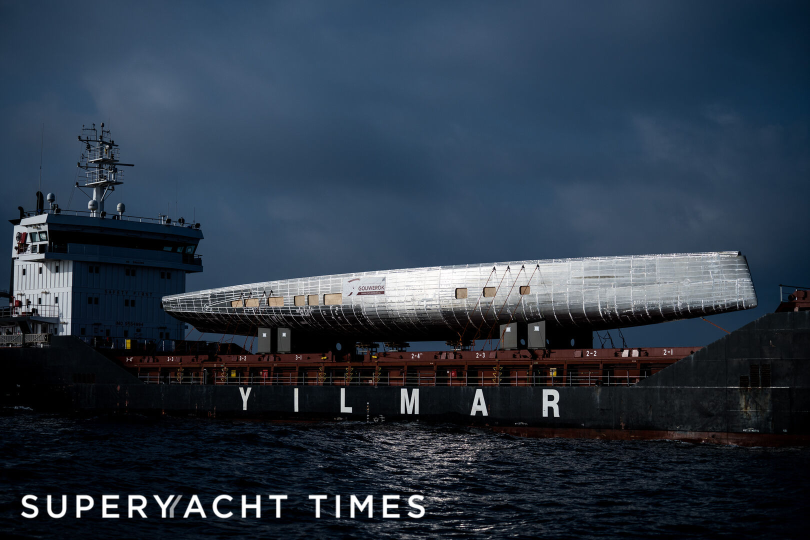 Argo 54 sailing yacht from Juan K and Rob Doyle has arrived at Omikron Yachts in Greece