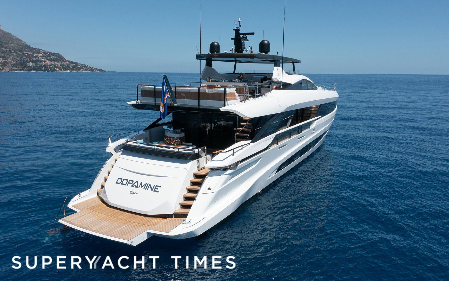 Dopamine yacht stern