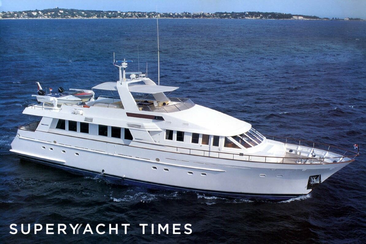 Armathia yacht anchored