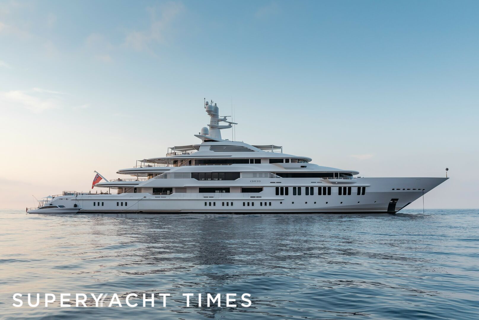 Cloud 9 yacht anchored 
