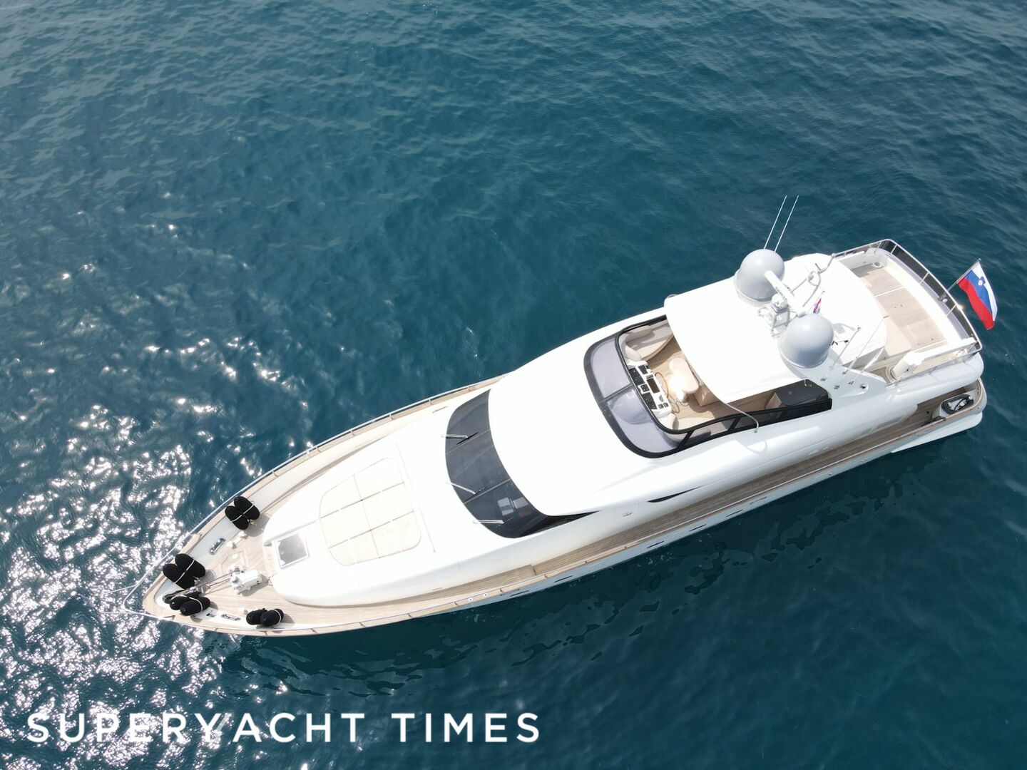 Triton yacht aerial