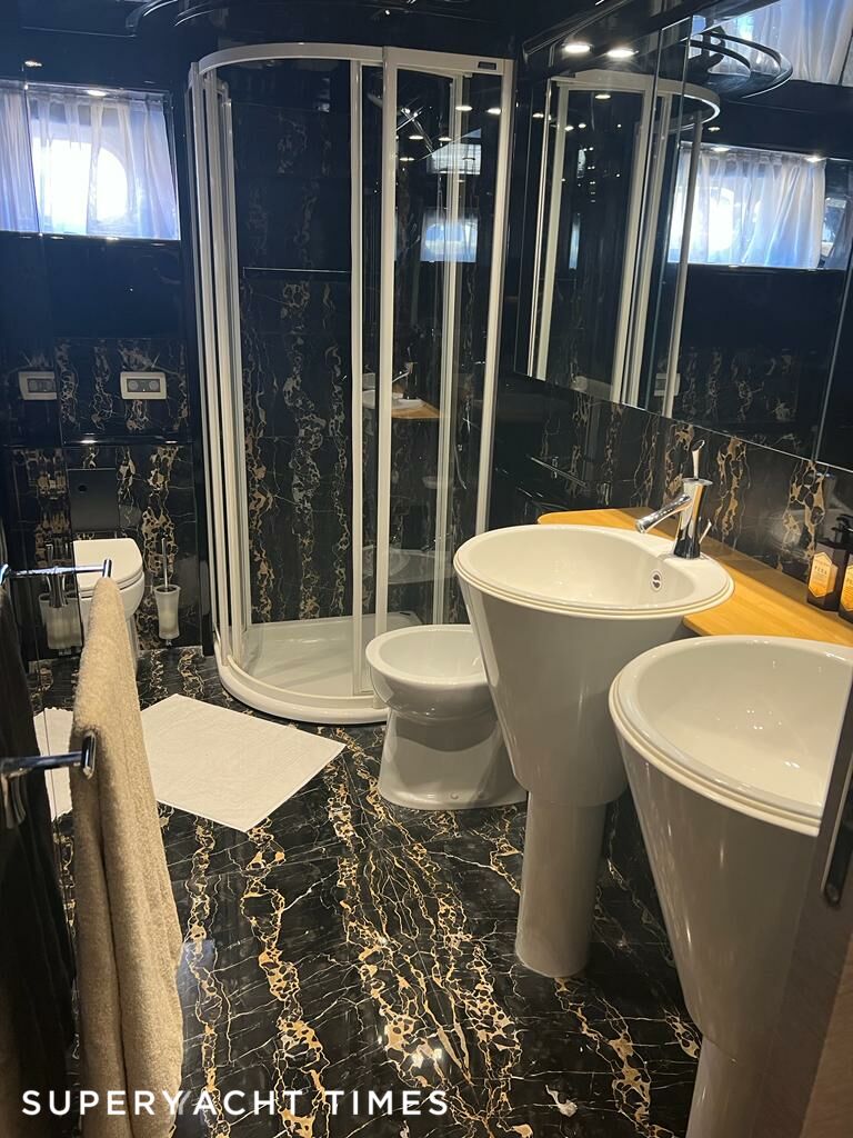 Triton yacht bathroom