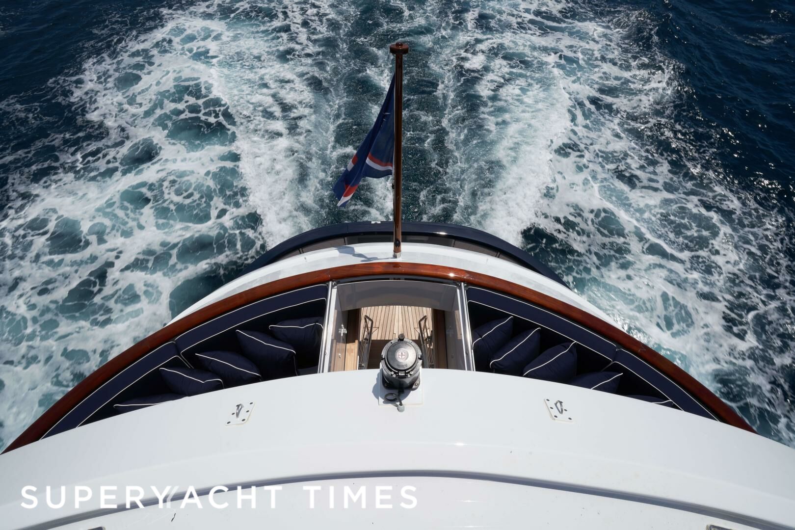 Asteria yacht stern