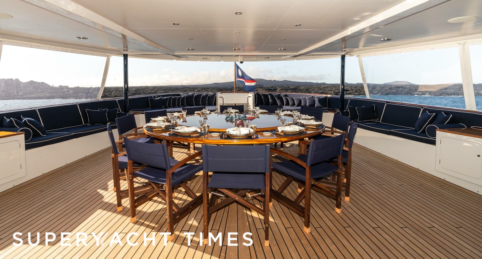 Asteria yacht deck
