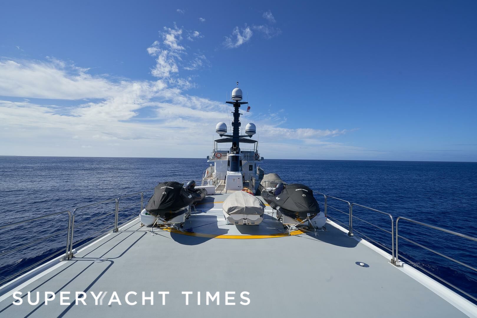 Asteria yacht deck
