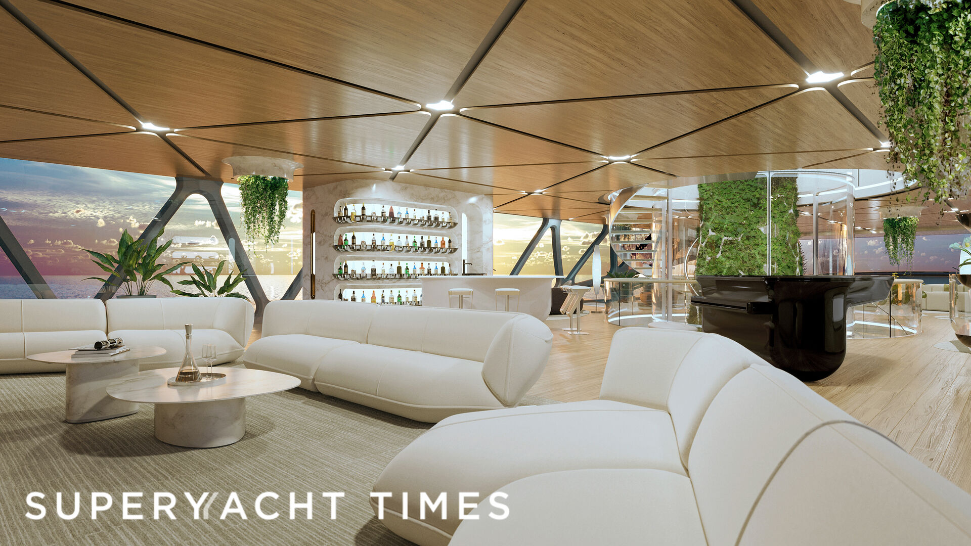 The world’s first 3D printed superyacht: 88m Pegasus yacht concept ...