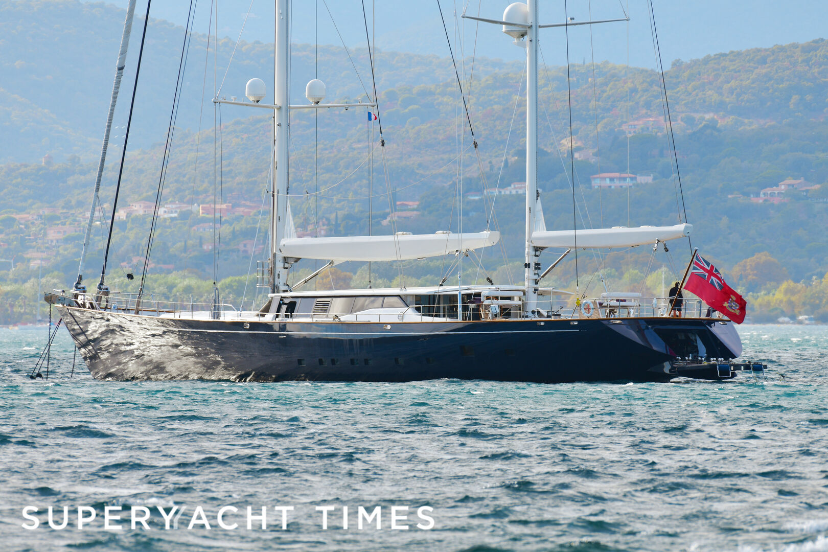 Super sailing yacht Squall in SaintTropez