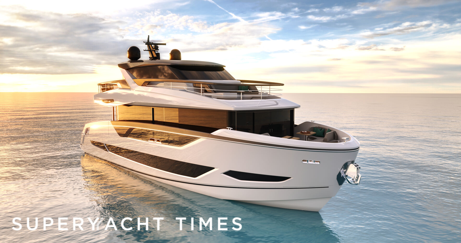Sunseeker unveils new renderings of 25m Ocean 156