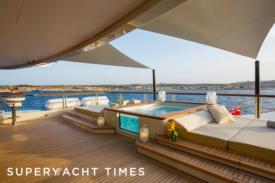 Polar Star yacht deck