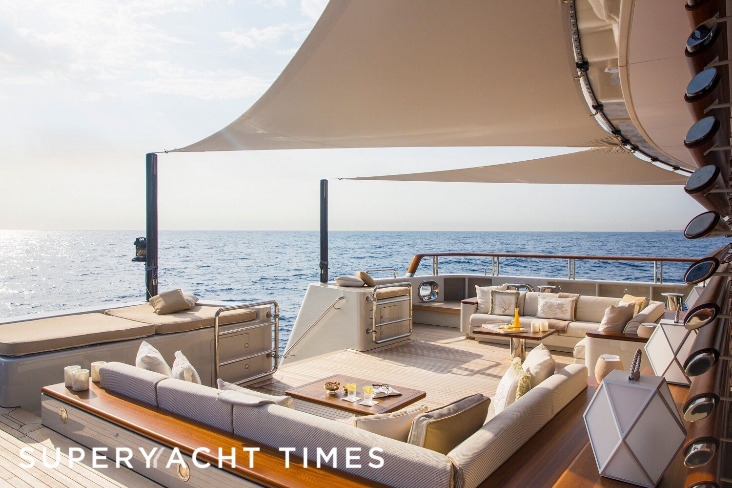 Polar Star yacht deck