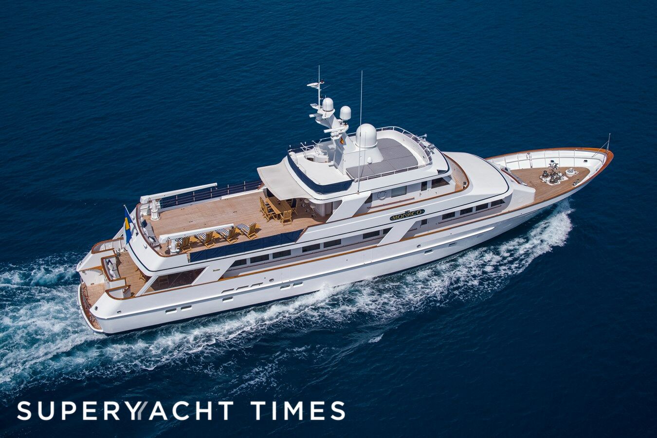 Monaco yacht cruising