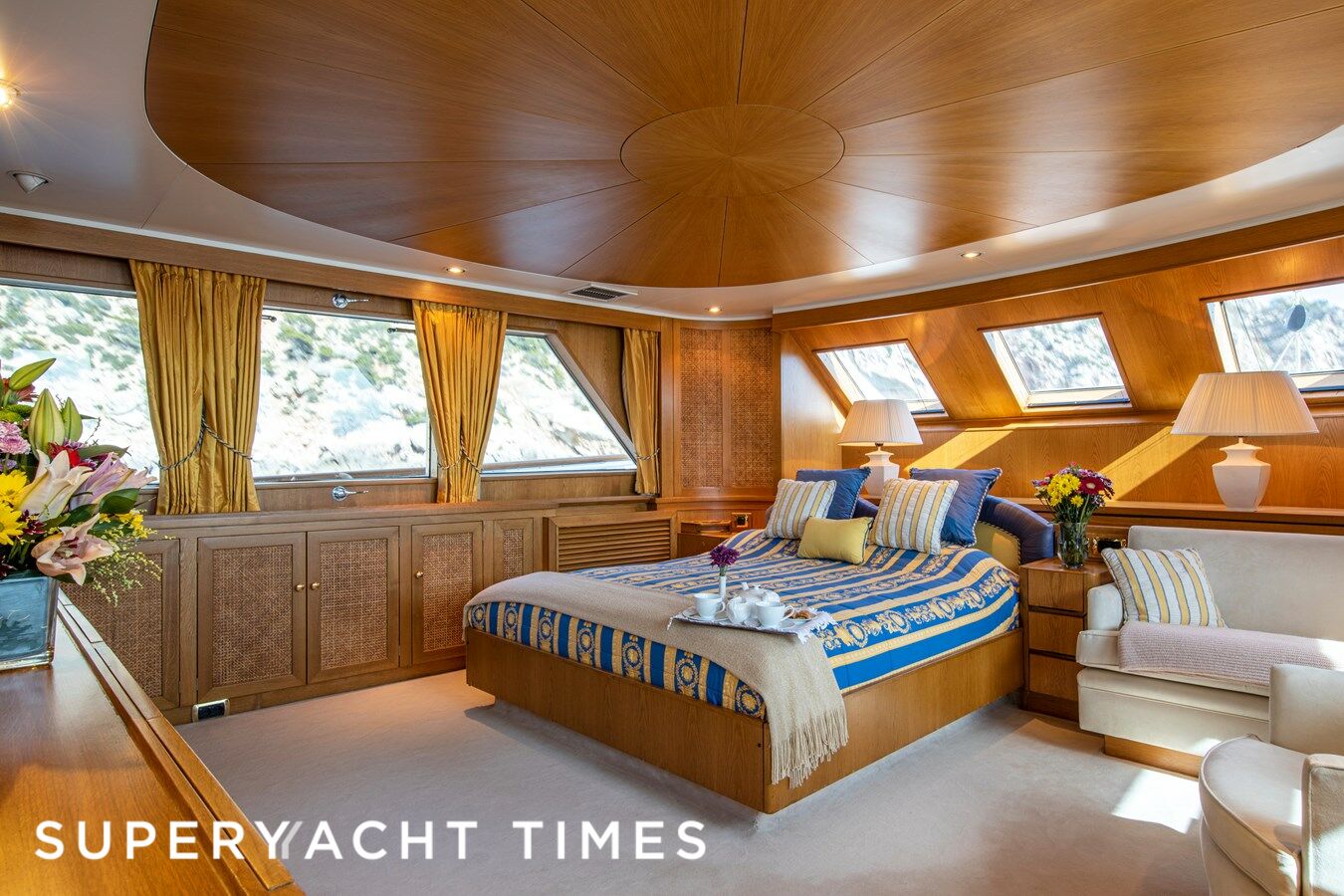 Monaco yacht stateroom