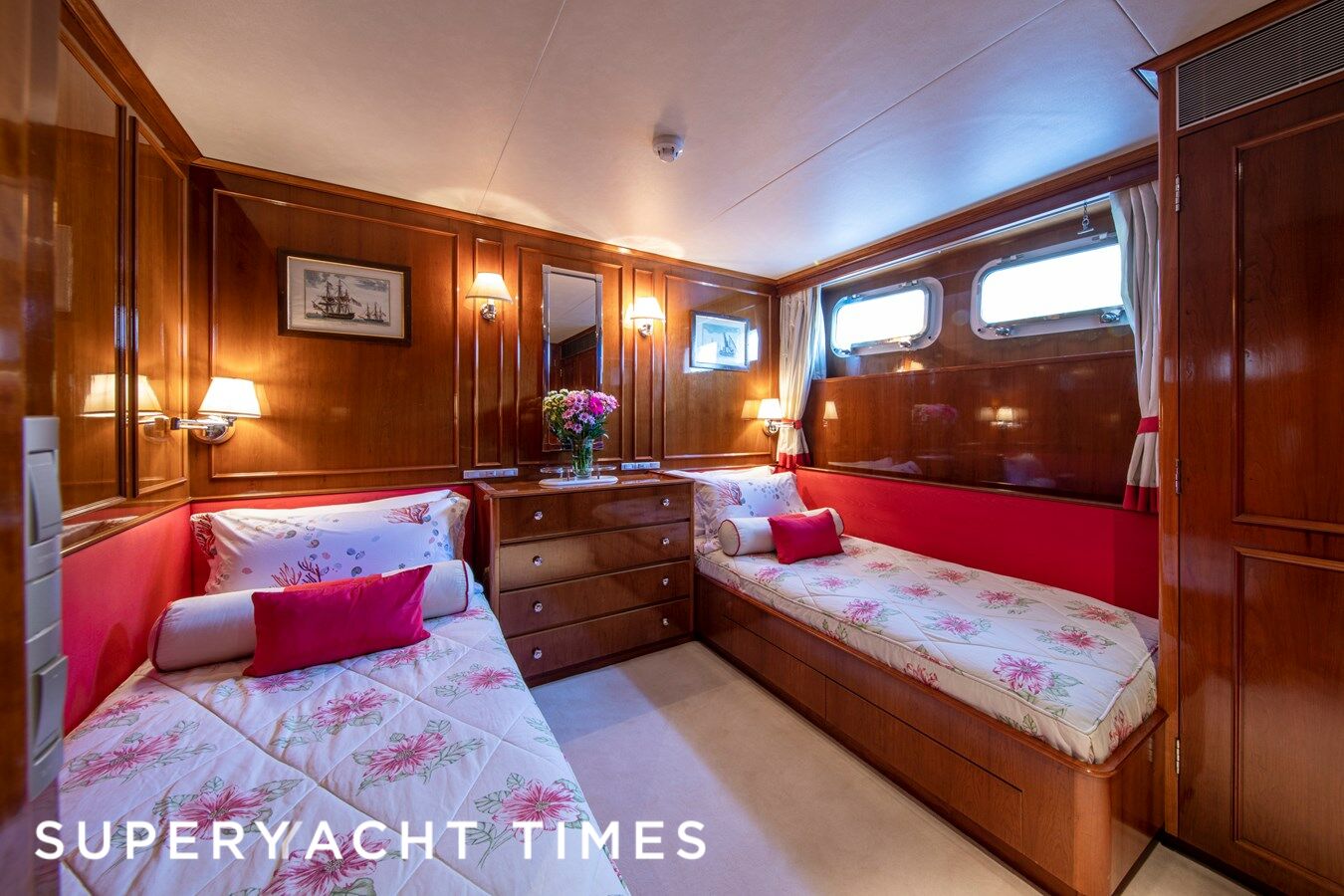 Monaco yacht stateroom
