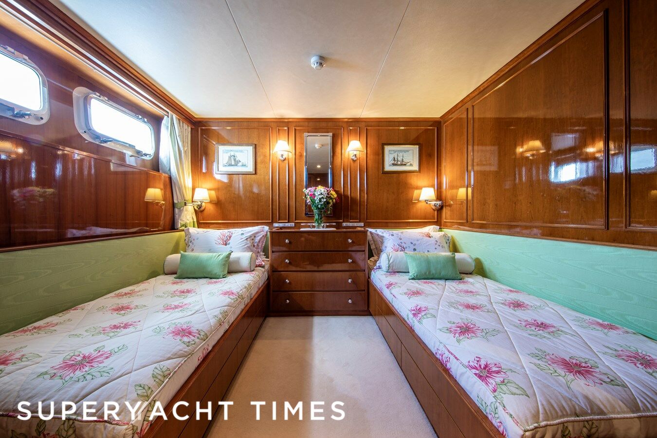 Monaco yacht stateroom