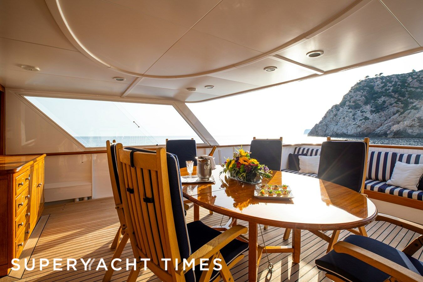 Monaco yacht deck