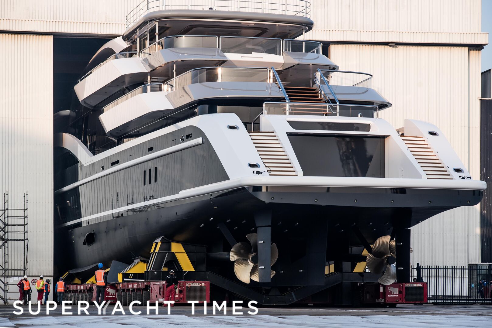 Oceanco project 717 launch at the Oceanco yard