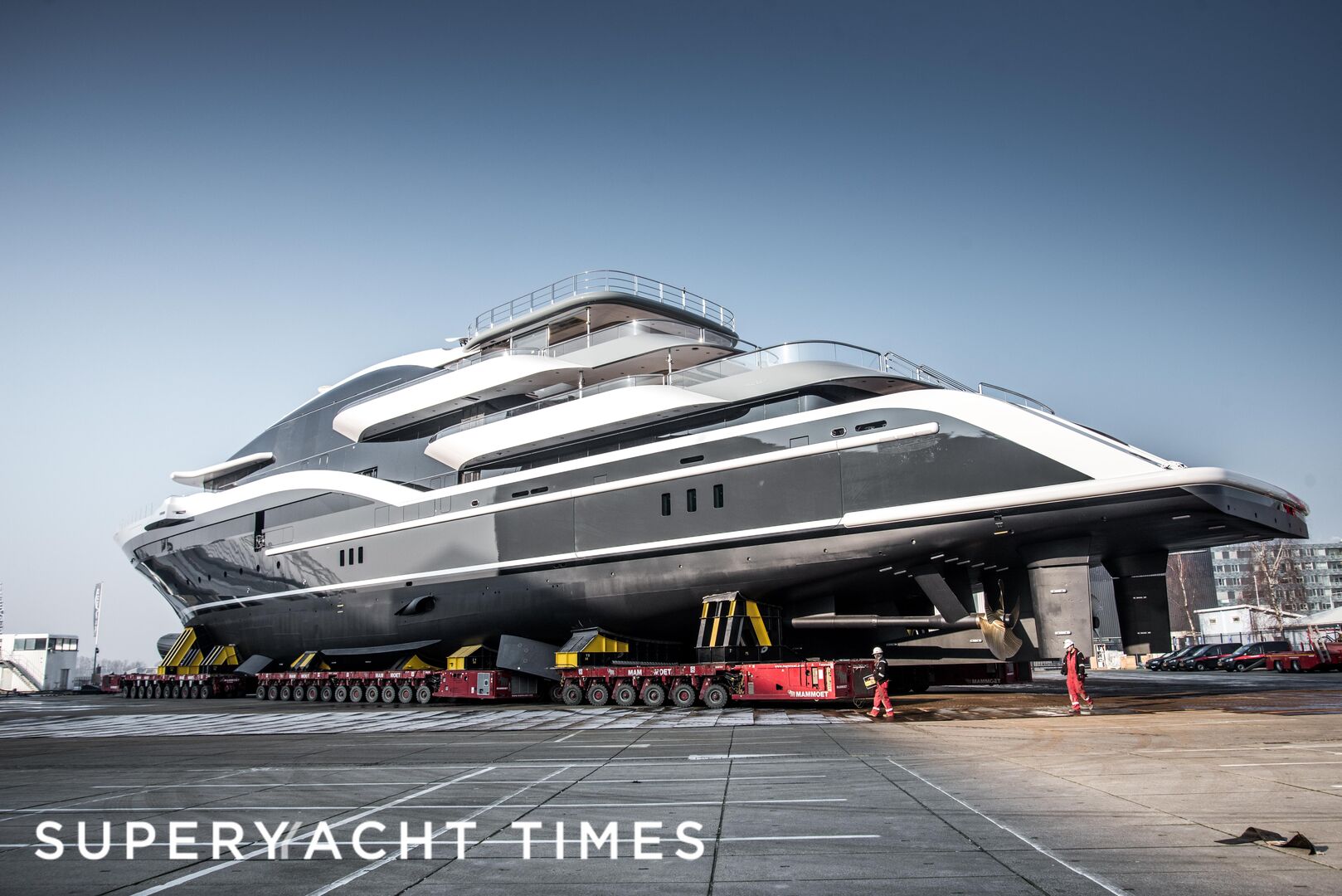 Oceanco project 717 launch at the Oceanco yard