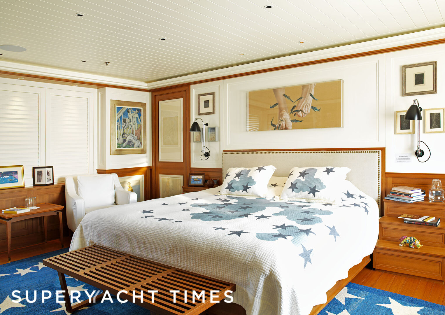 Meserret II yacht stateroom