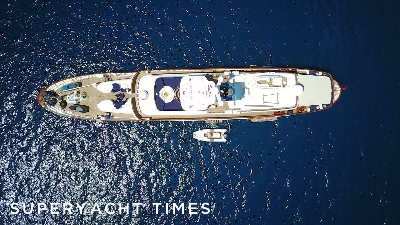 Meserret II yacht aerial