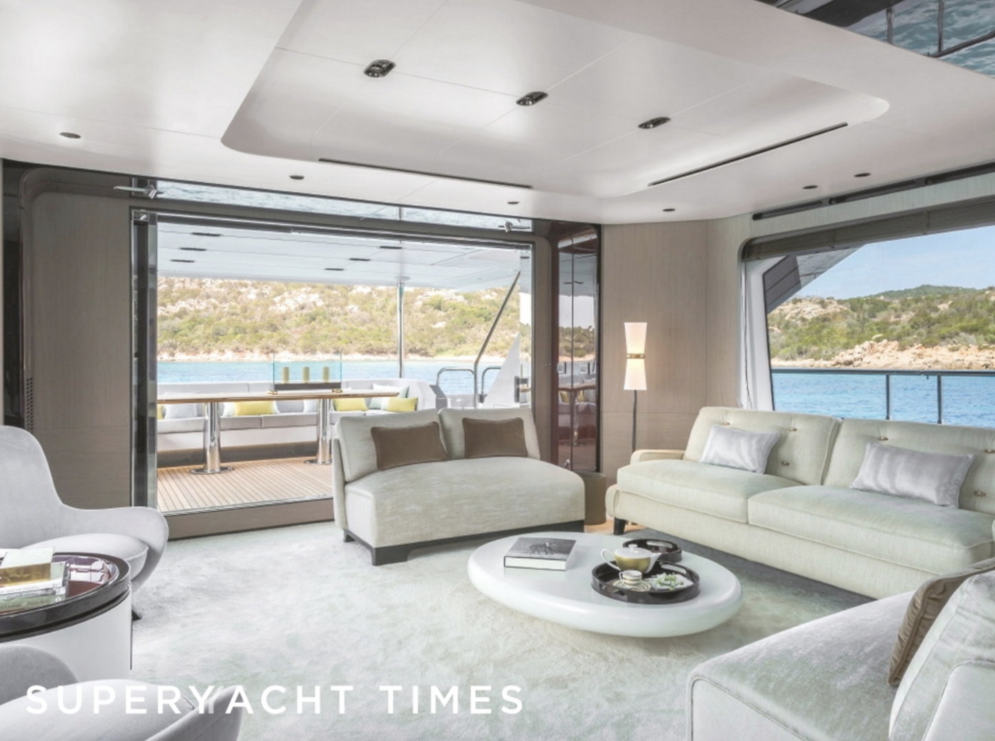 Sea Wolf yacht saloon