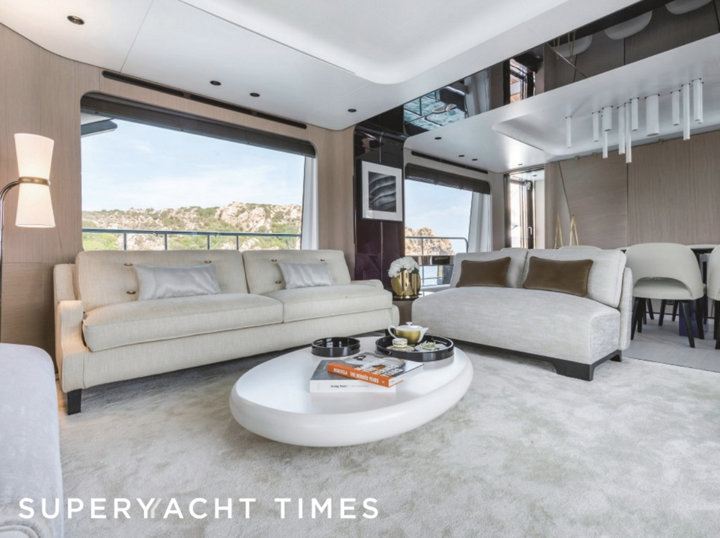 Sea Wolf yacht saloon