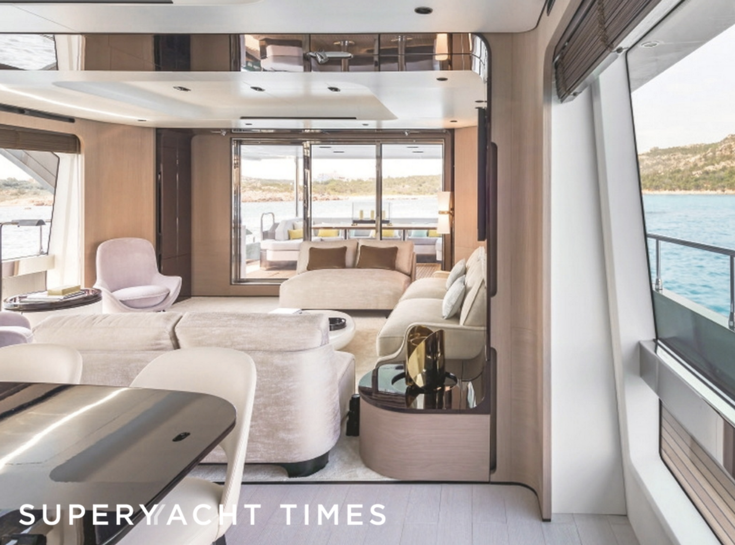Sea Wolf yacht saloon